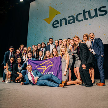 The Enactus Laurier team at the 2019 Enactus Regionals