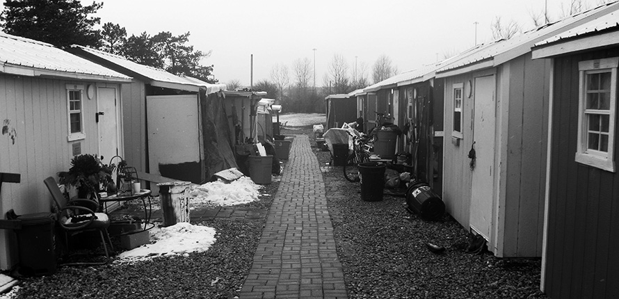 Tent city in Kitchener-Waterloo