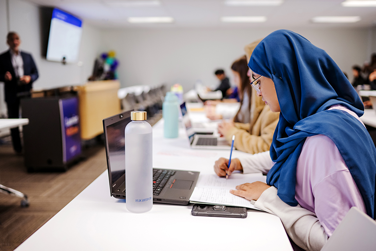 Laurier BTM students in class